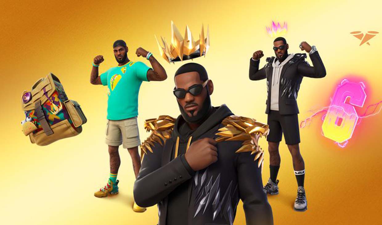 LeBron James Resmi Jadi Karakter Fortnite